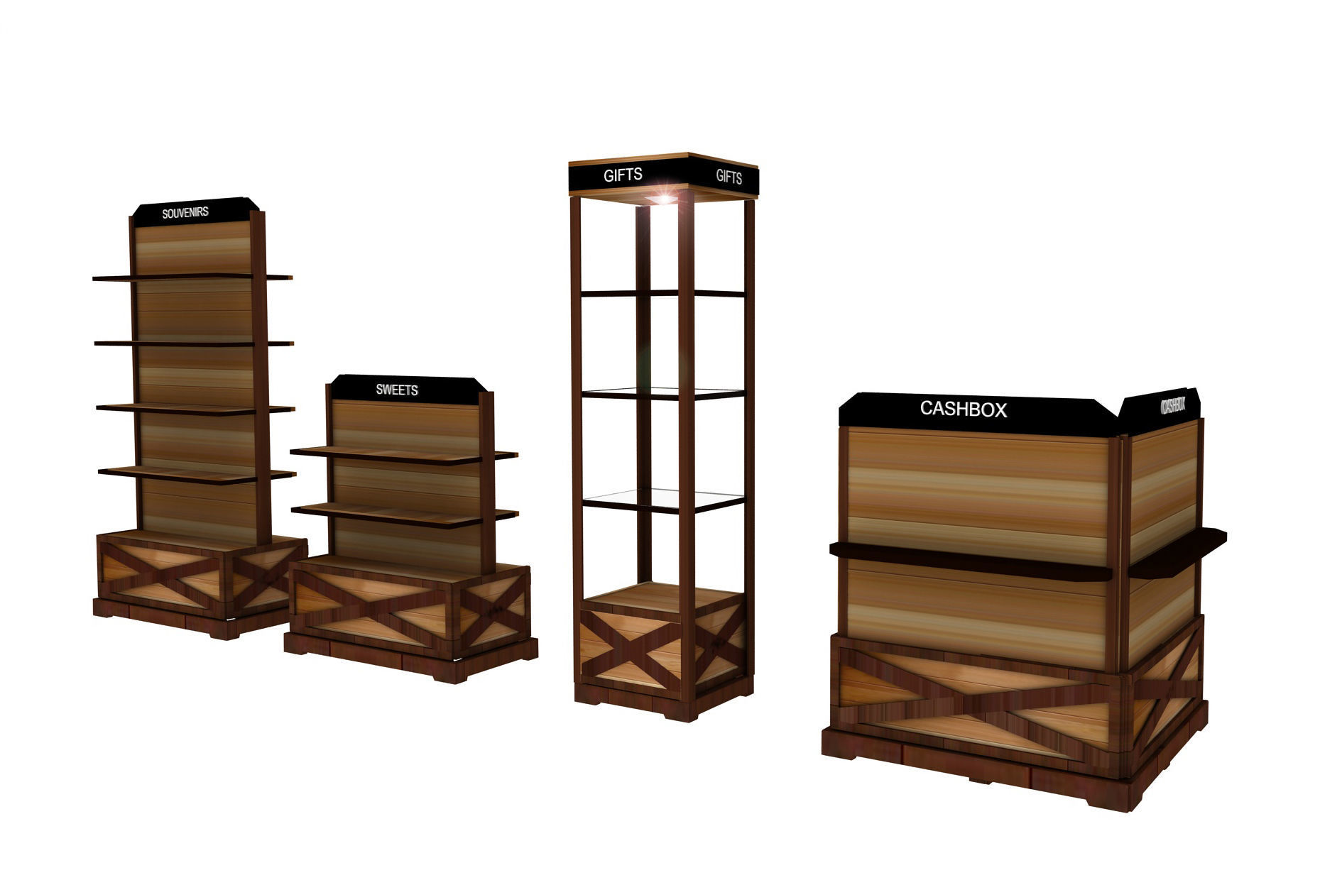 Showcases Pack V1 3D model_8