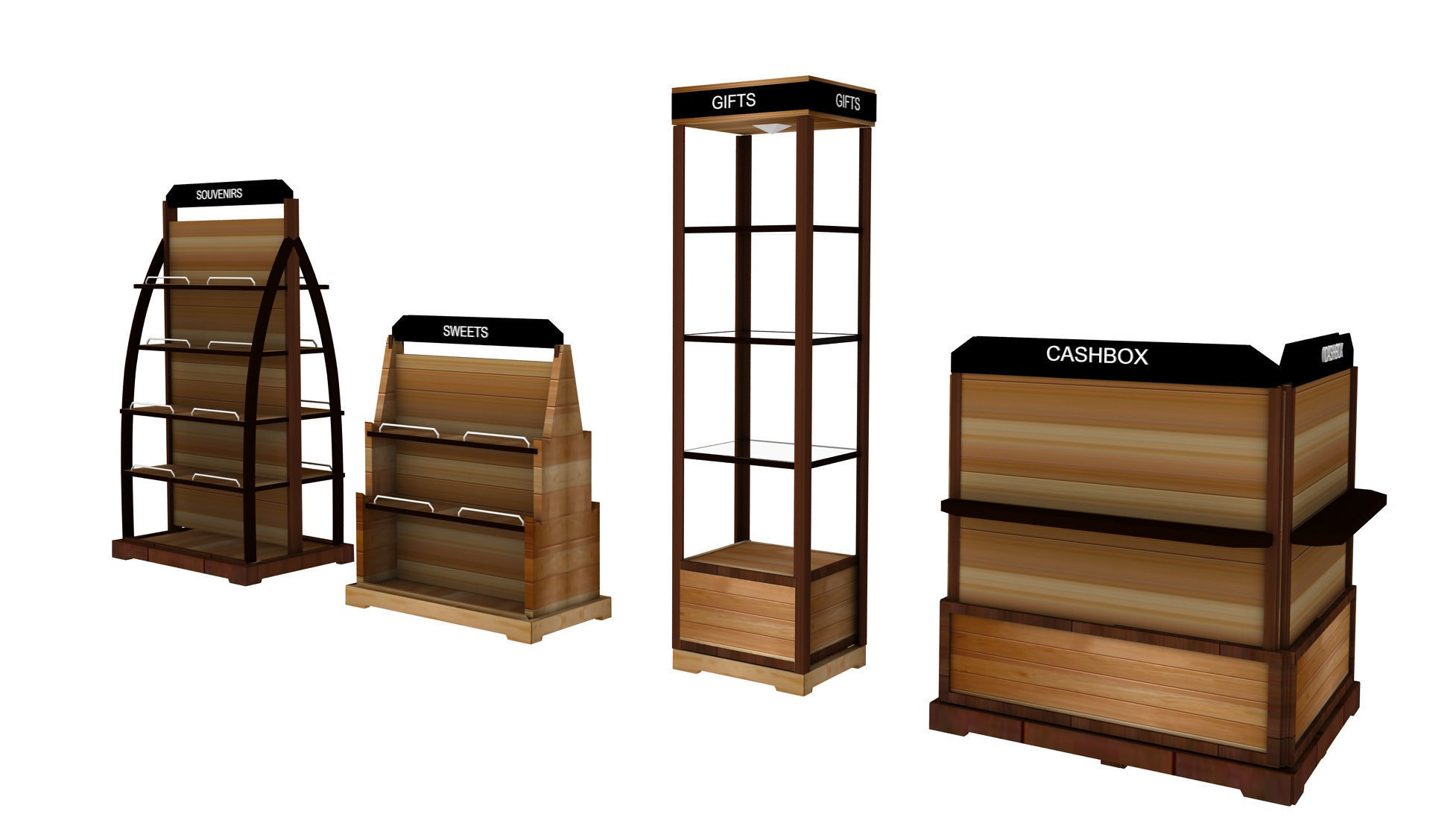 Showcases Pack V1 3D model_10