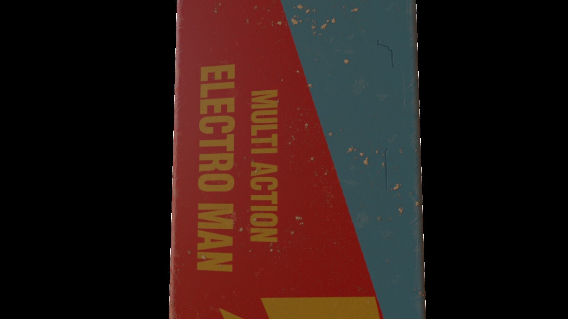 Retro Robot Toy Low-poly 3D model_23