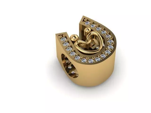 MODEL 38 charm for pandora 3D print model