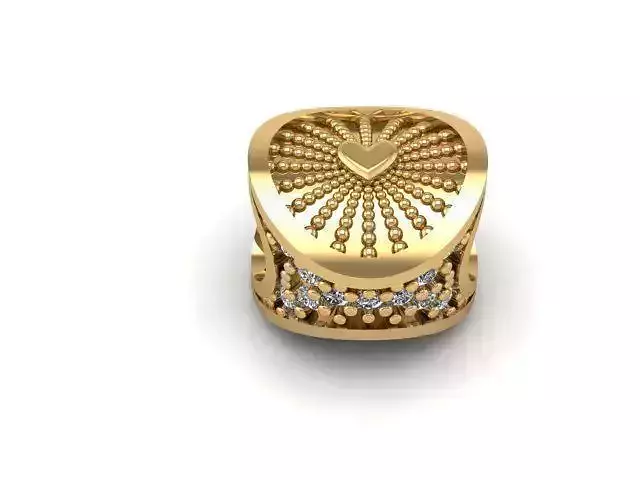 paths of love charm ball  3D print model