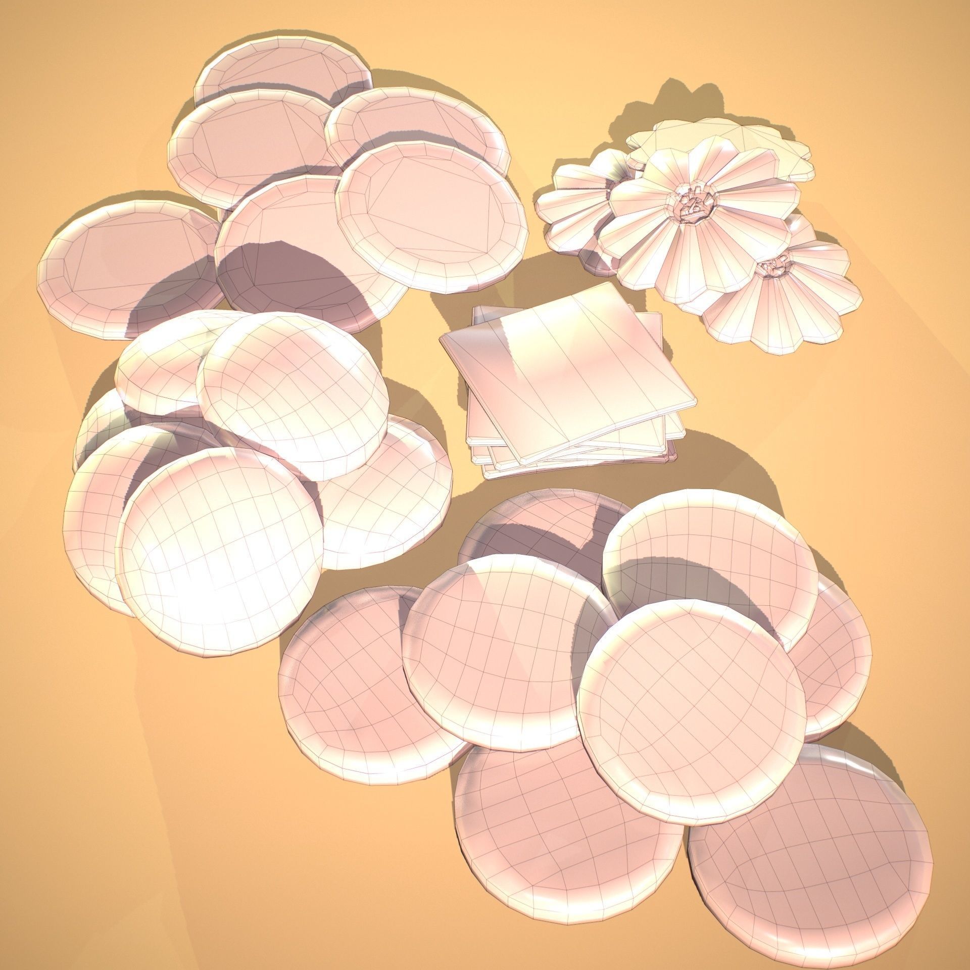 HIE Game Ready Cookie D180601 Low-poly 3D model_6