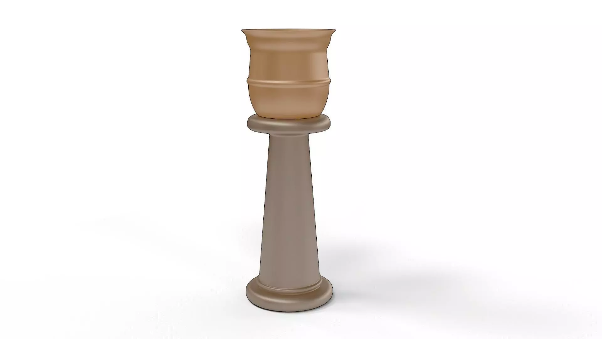 URN and PEDESTAL Free 3D model