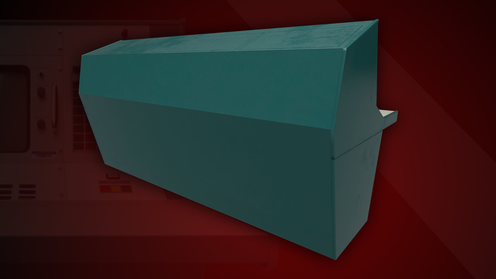 Space Exploration Control Center - Apollo Flight Controller Low-poly 3D model_4