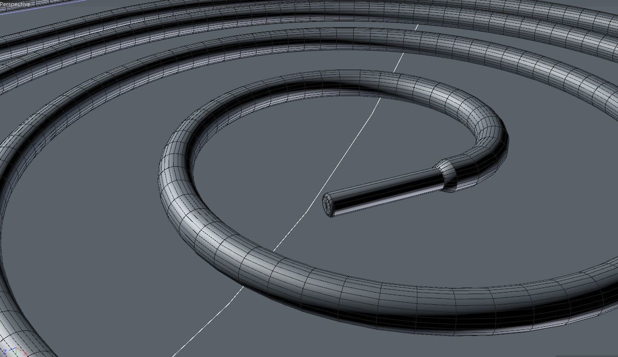 woven shoelace  3D model_5