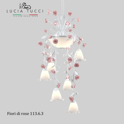 Chandelier Fiori di rose 113 6 3 3D model