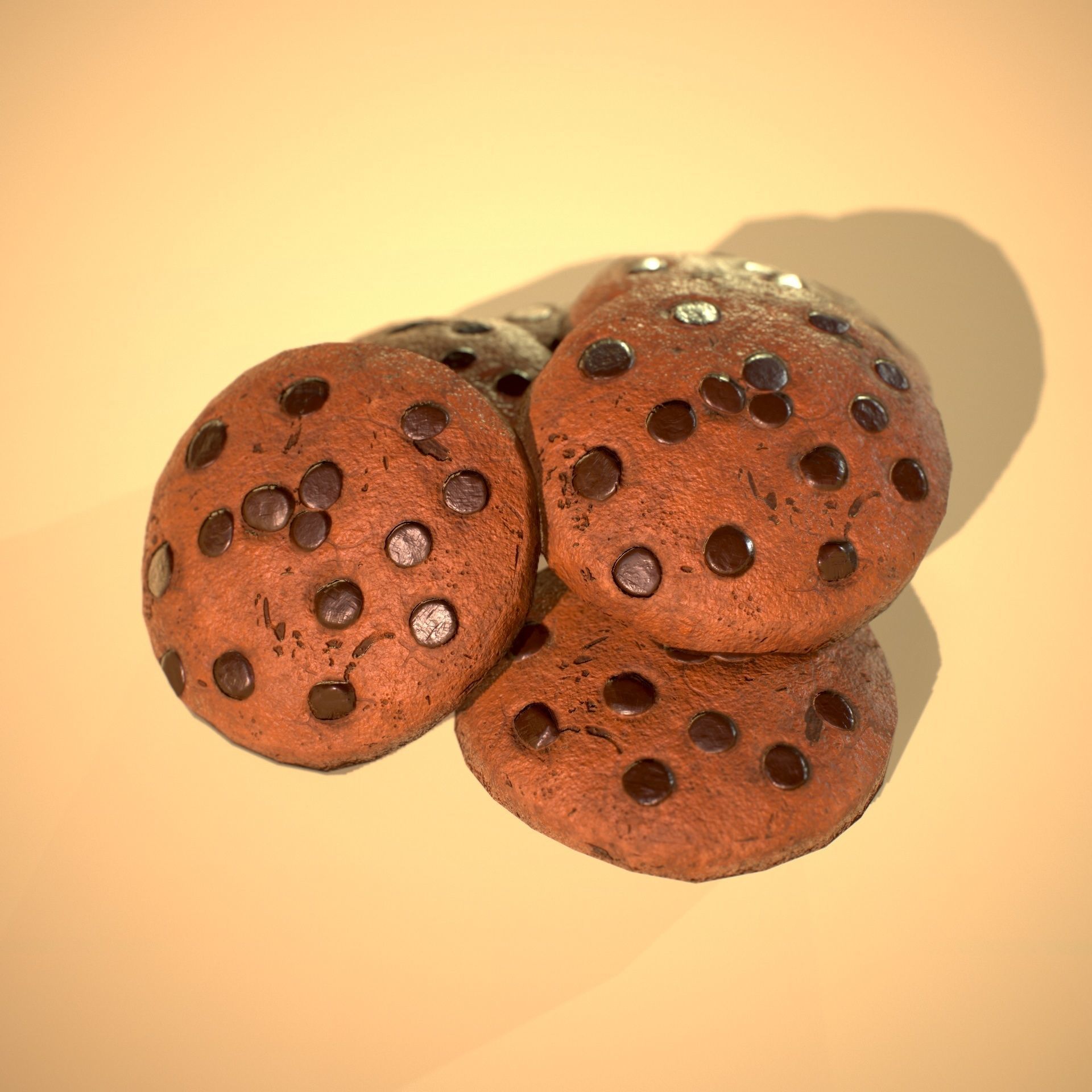 HIE Game Ready Cookie N5 Low-poly 3D model_3