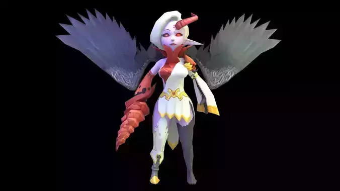 Asset - Character Kris - Models and Animation Low-poly 3D model