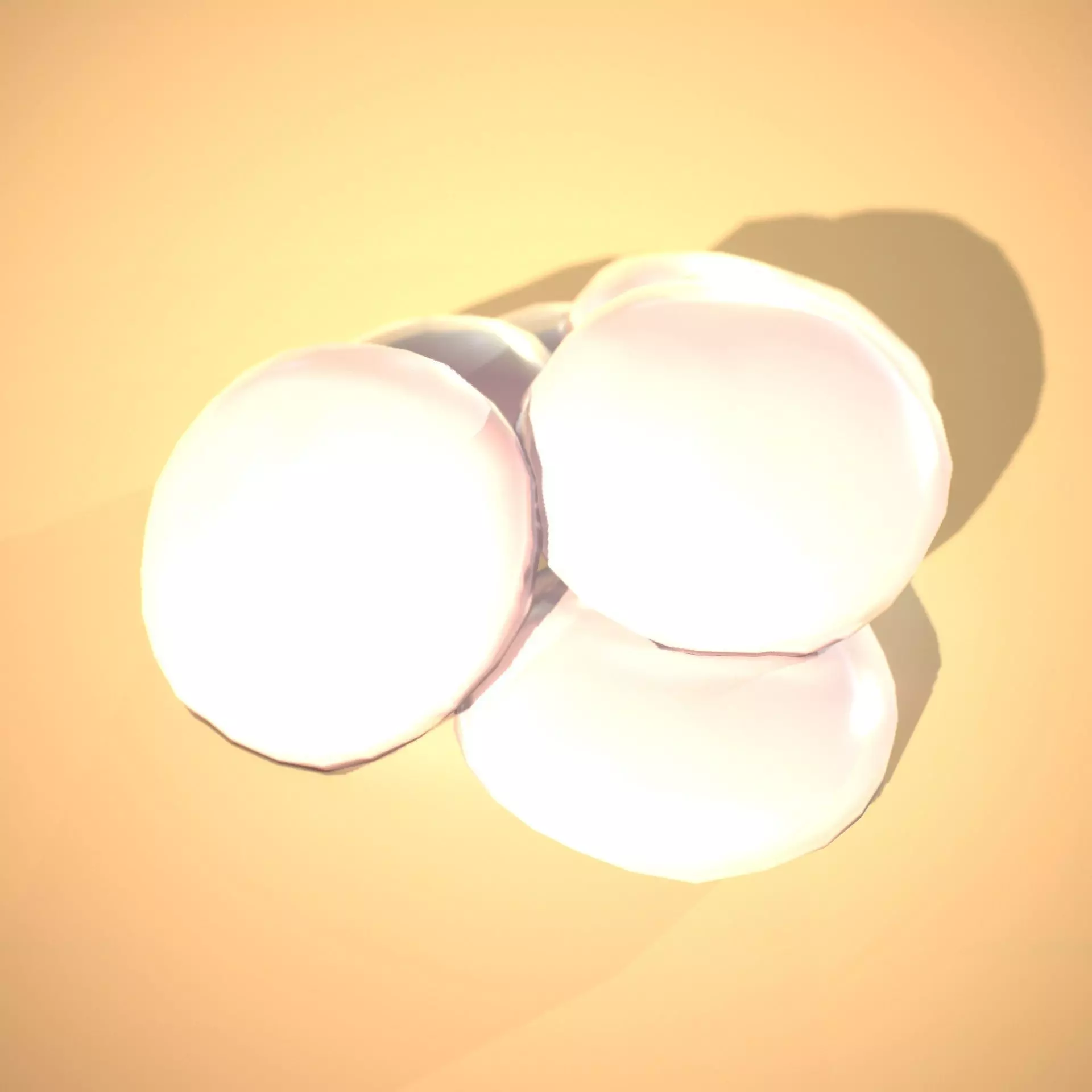 HIE Clean cookie N5 Low-poly 3D model_0