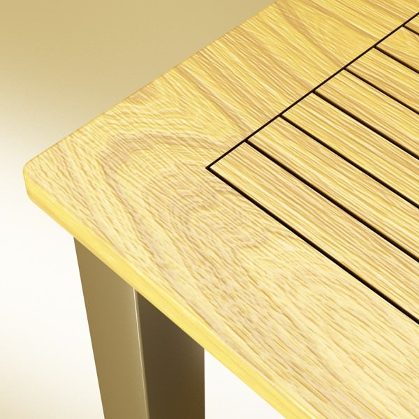 Exterior Bar Table Chair and Parasol 3D model_22