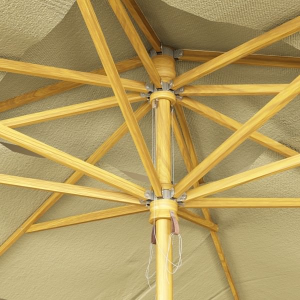 Exterior Bar Table Chair and Parasol 3D model_5