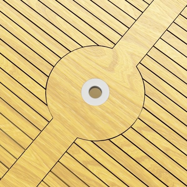 Exterior Bar Table Chair and Parasol 3D model_21