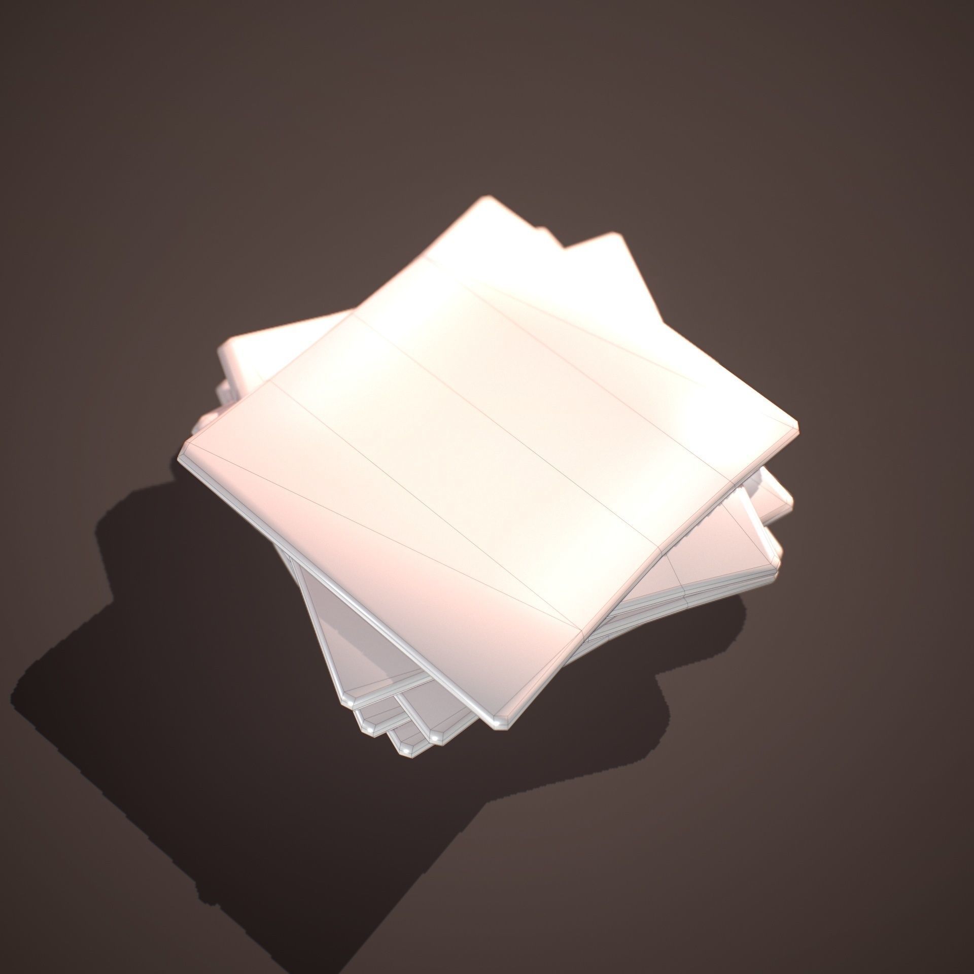 HIE Clean Cookie N2 Low-poly 3D model_1