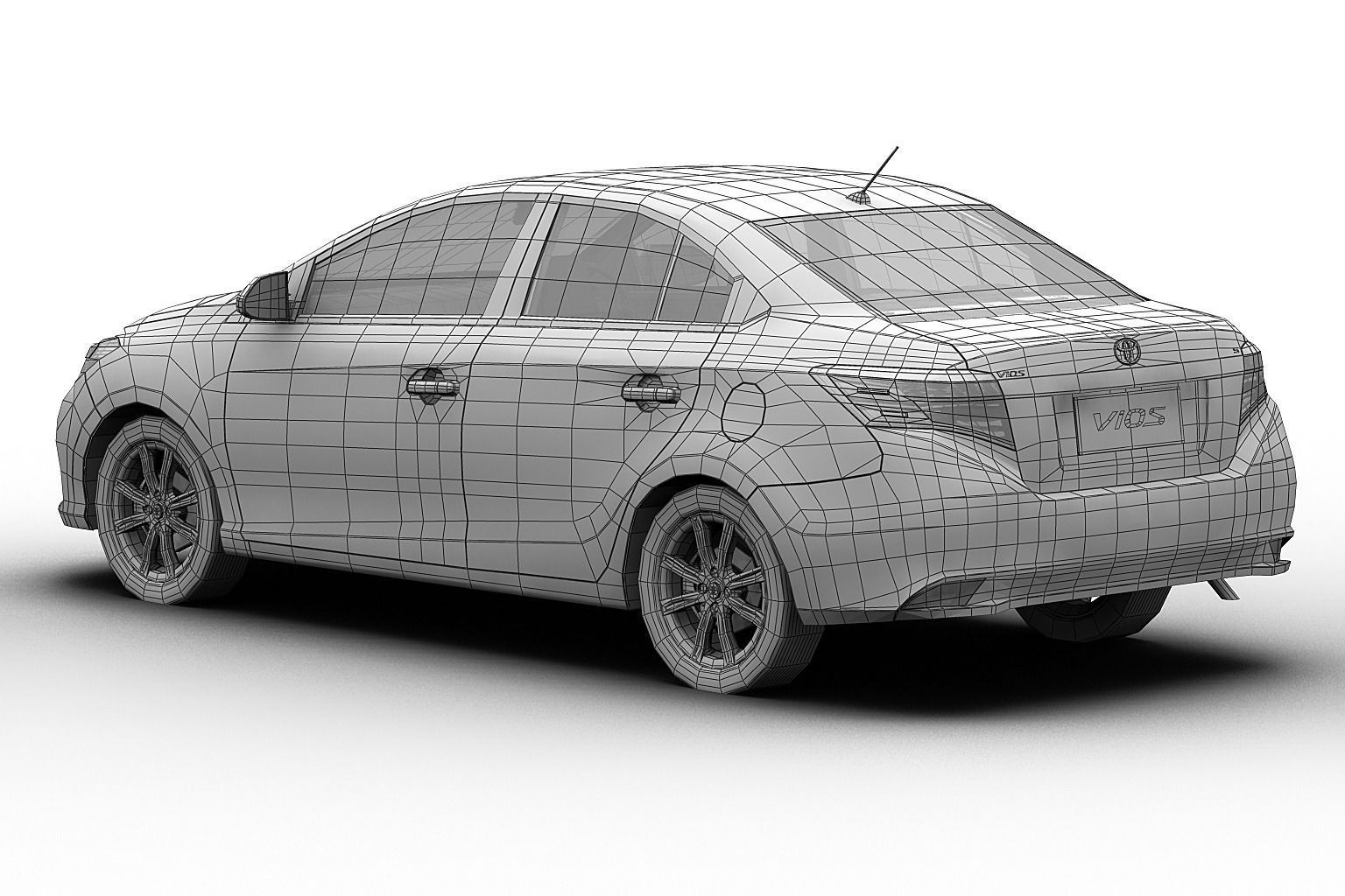 Toyota Vios 2013 3D model_10