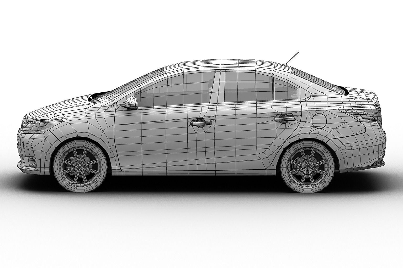 Toyota Vios 2013 3D model_9