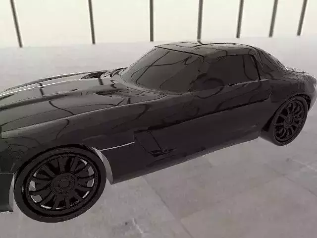 3d modelling of car sls Free 3D model