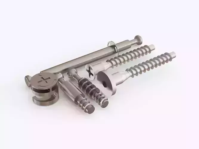 Minifix confirmat 3D model