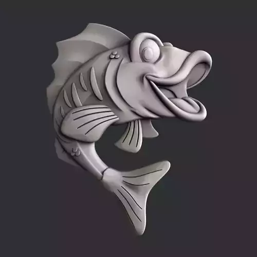 3d STL models for CNC fish