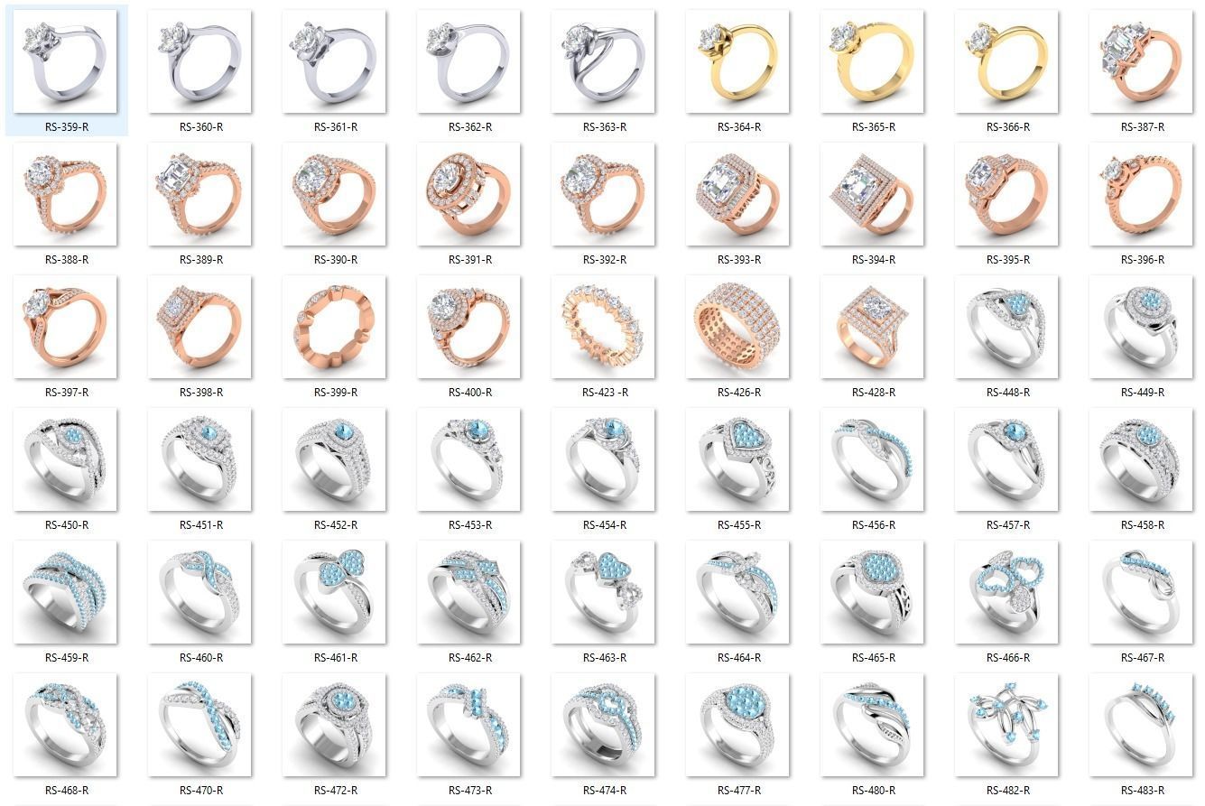 BULK-STL-RING 429 Files 3D print model_1