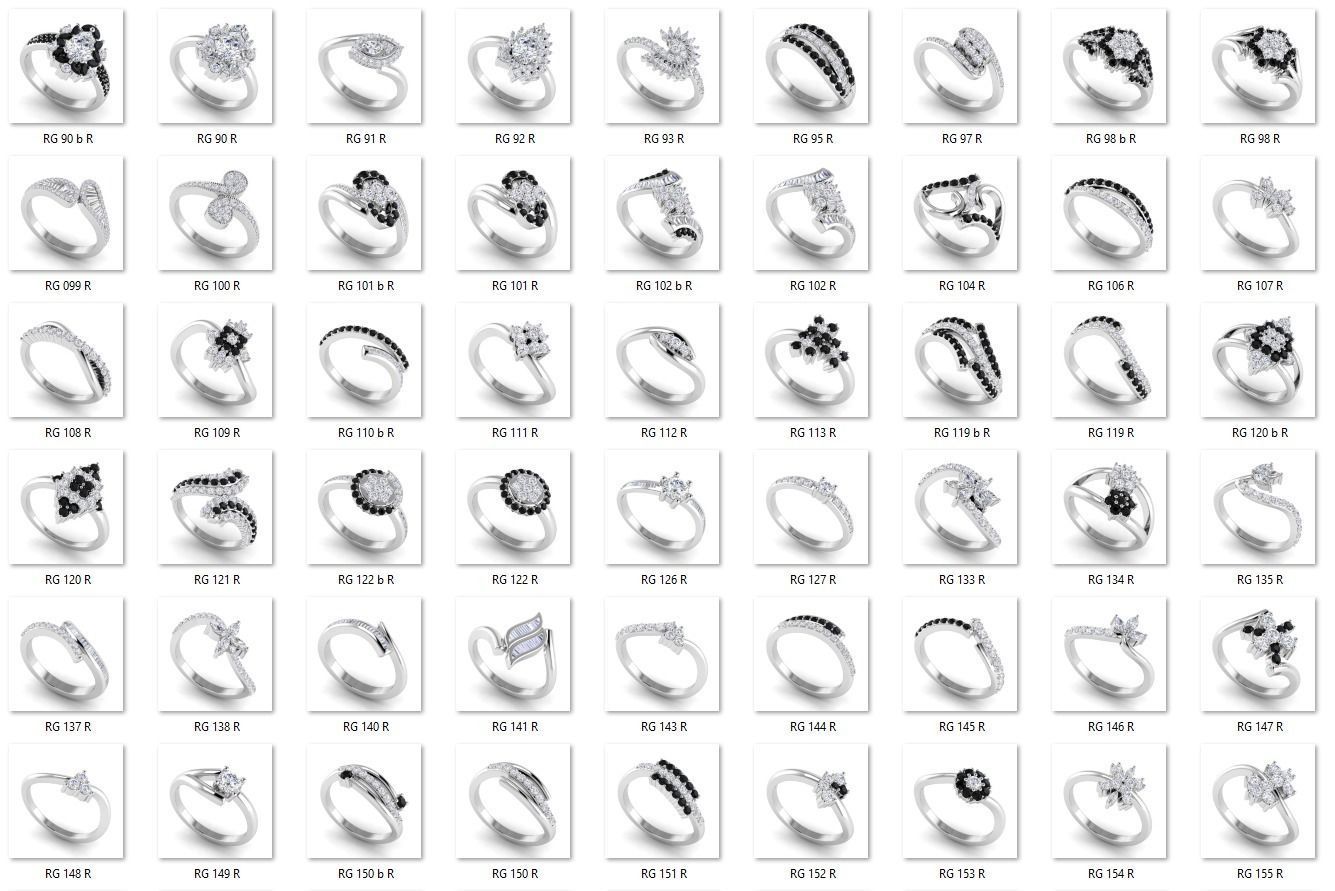 BULK-STL-RING 429 Files 3D print model_3