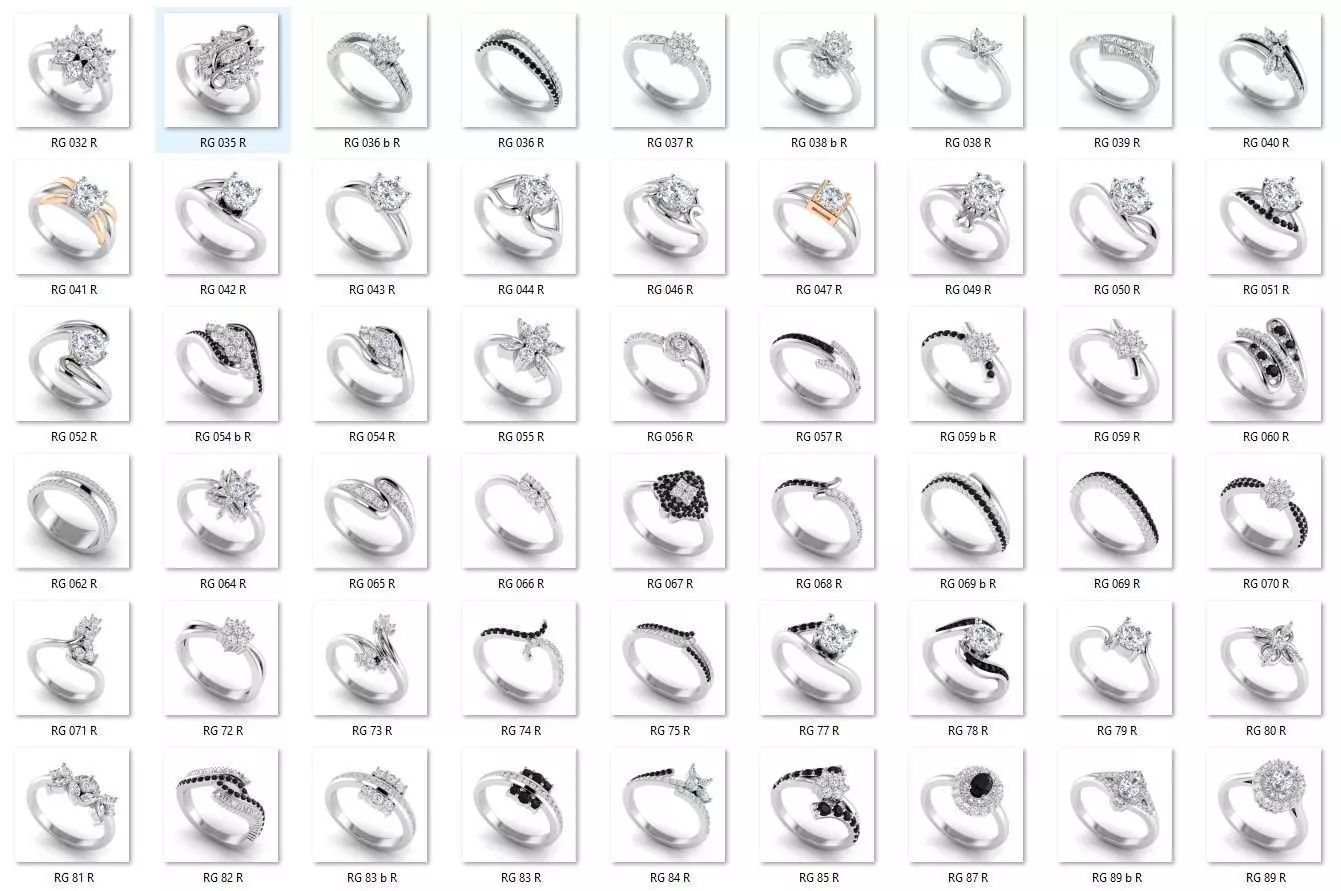 BULK-STL-RING 429 Files 3D print model_0