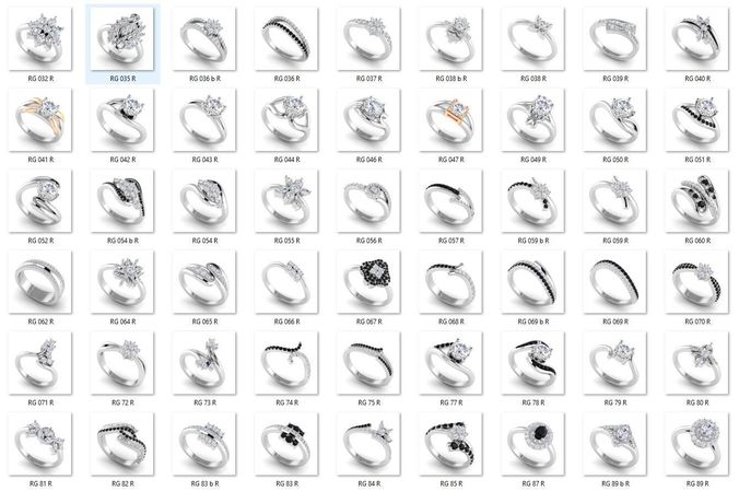 BULK-STL-RING 429 Files 3D print model
