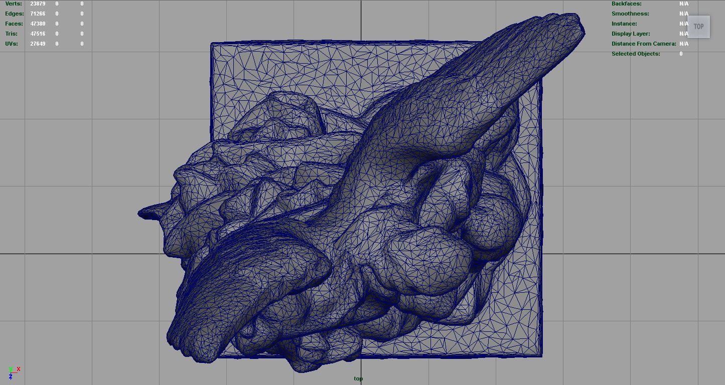 Archangel Michael Low-poly 3D model_12