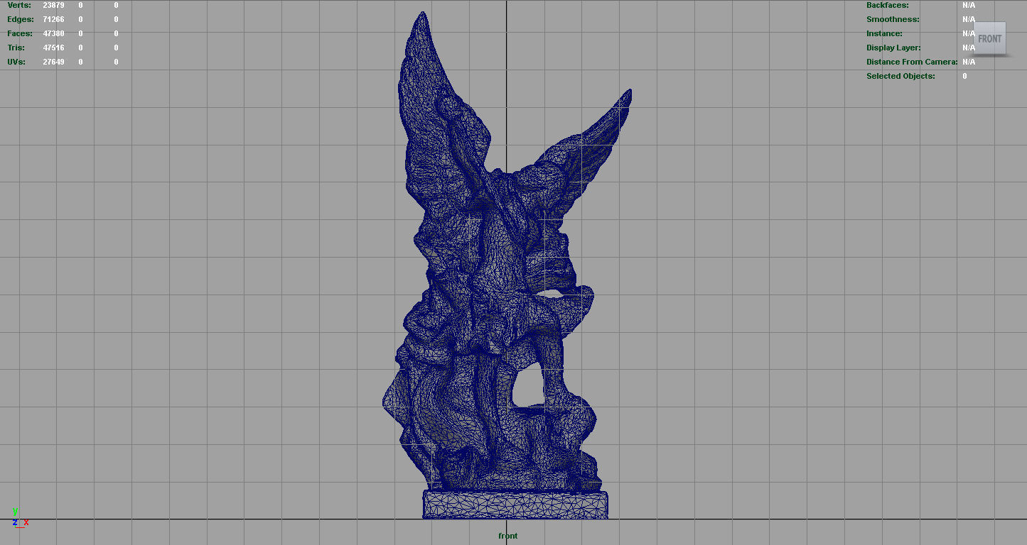 Archangel Michael Low-poly 3D model_11