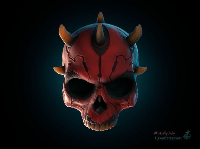 Darth Maul skull 3dprinting 3D print model