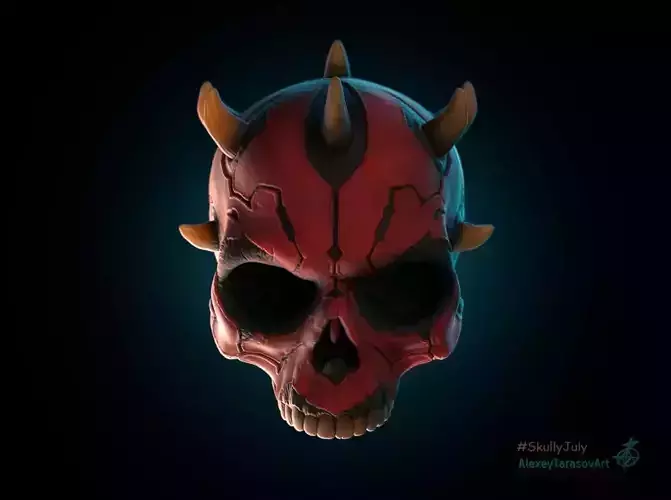 Darth Maul skull 3dprinting 3D print model