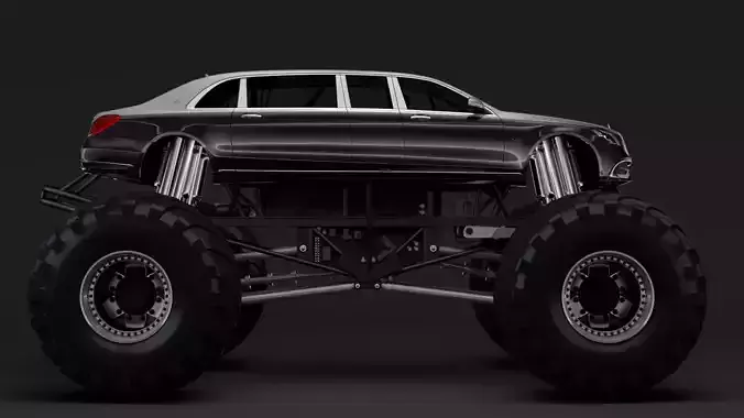 Monster Truck Mercedes Maybach S 650 Pullman