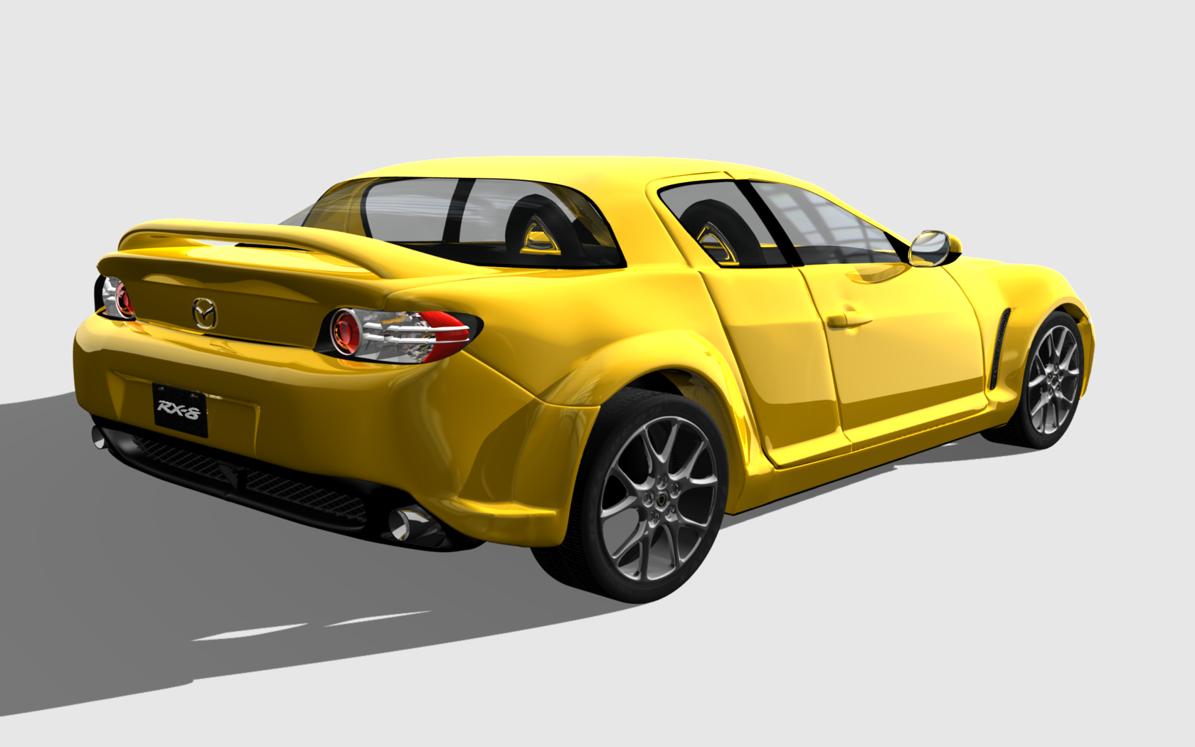 Mazda-RX8 mazda sports car 3D model_9