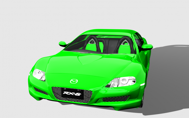 Mazda-RX8 mazda sports car 3D model_1