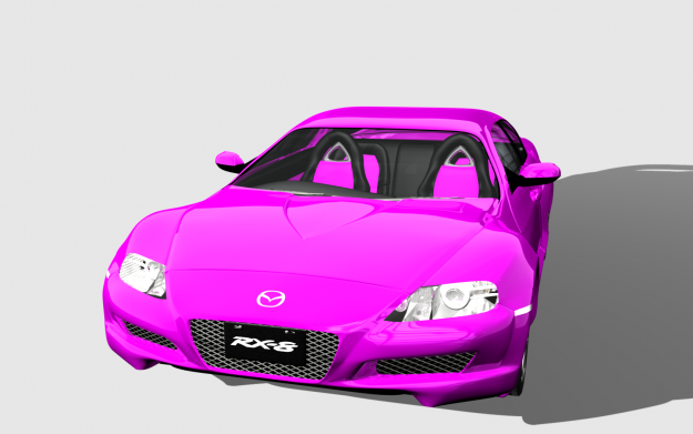 Mazda-RX8 mazda sports car 3D model_5