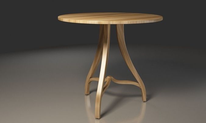 Modern 3 legs Coffee Table 3D model
