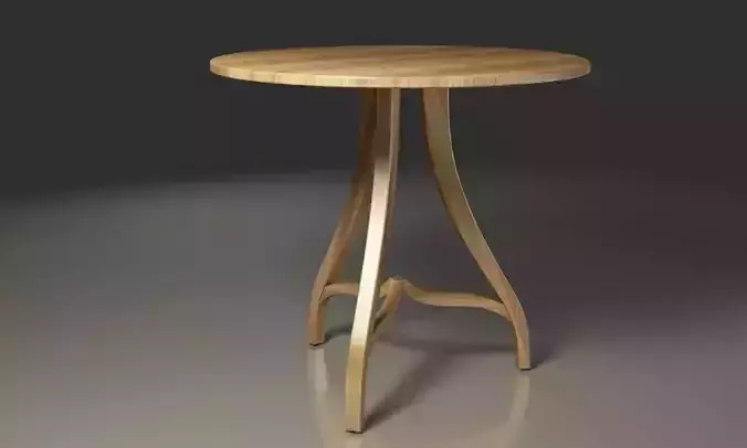 Modern 3 legs Coffee Table 3D model