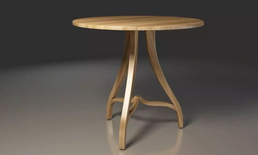 Modern 3 legs Coffee Table 3D model_0