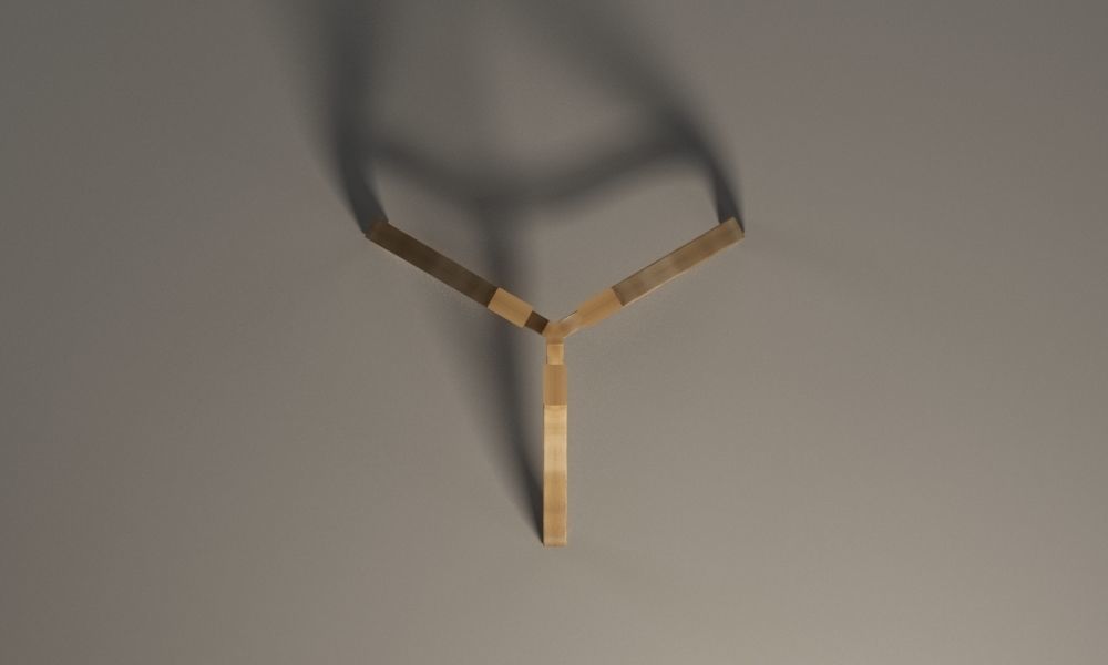 Modern 3 legs Coffee Table 3D model_6