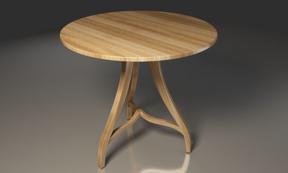 Modern 3 legs Coffee Table 3D model_7