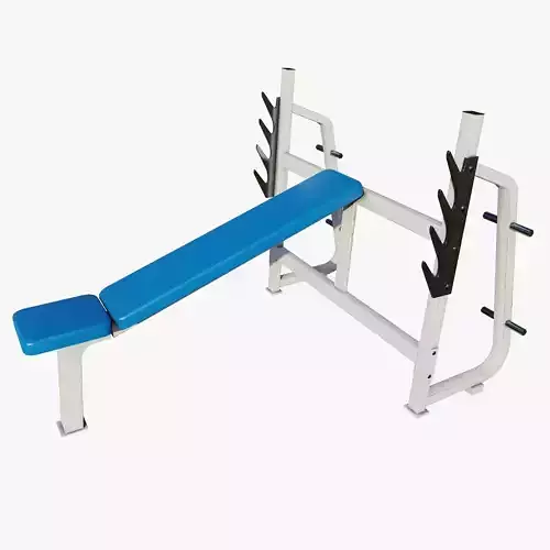 Gym Incline Bench Press Machine - Low Poly