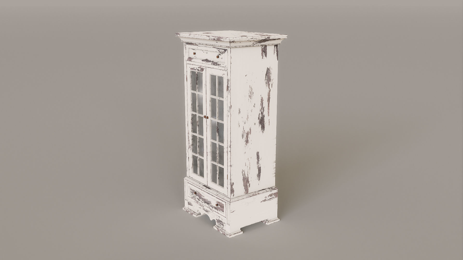 Antique Furniture Pack Low-poly 3D model_6