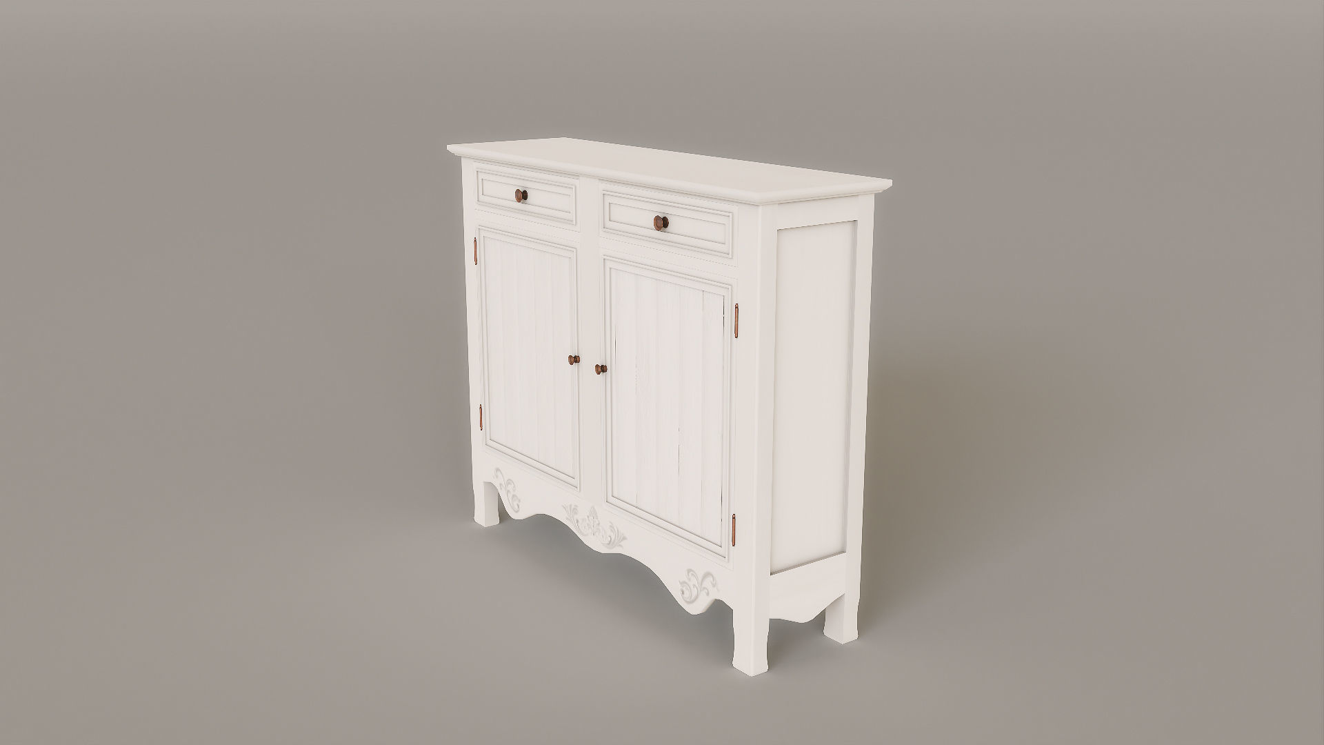 Antique Furniture Pack Low-poly 3D model_23