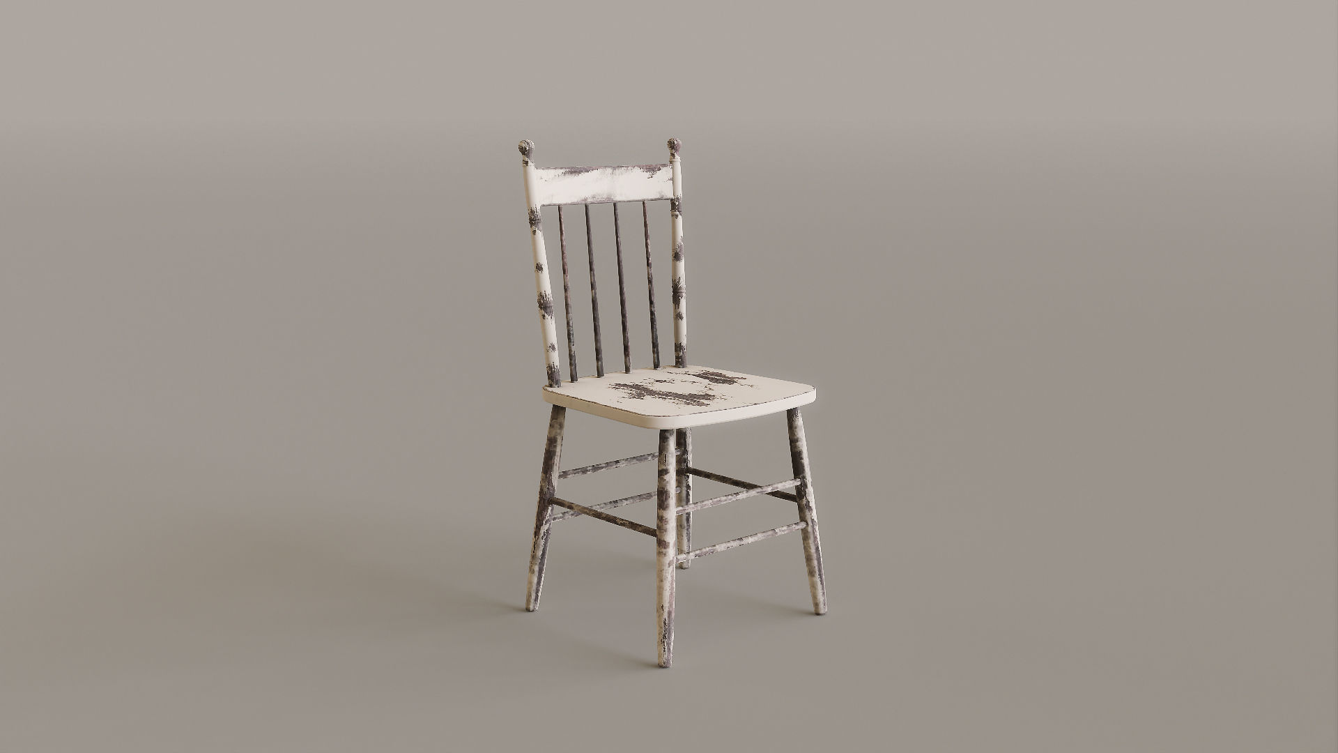 Antique Furniture Pack Low-poly 3D model_36