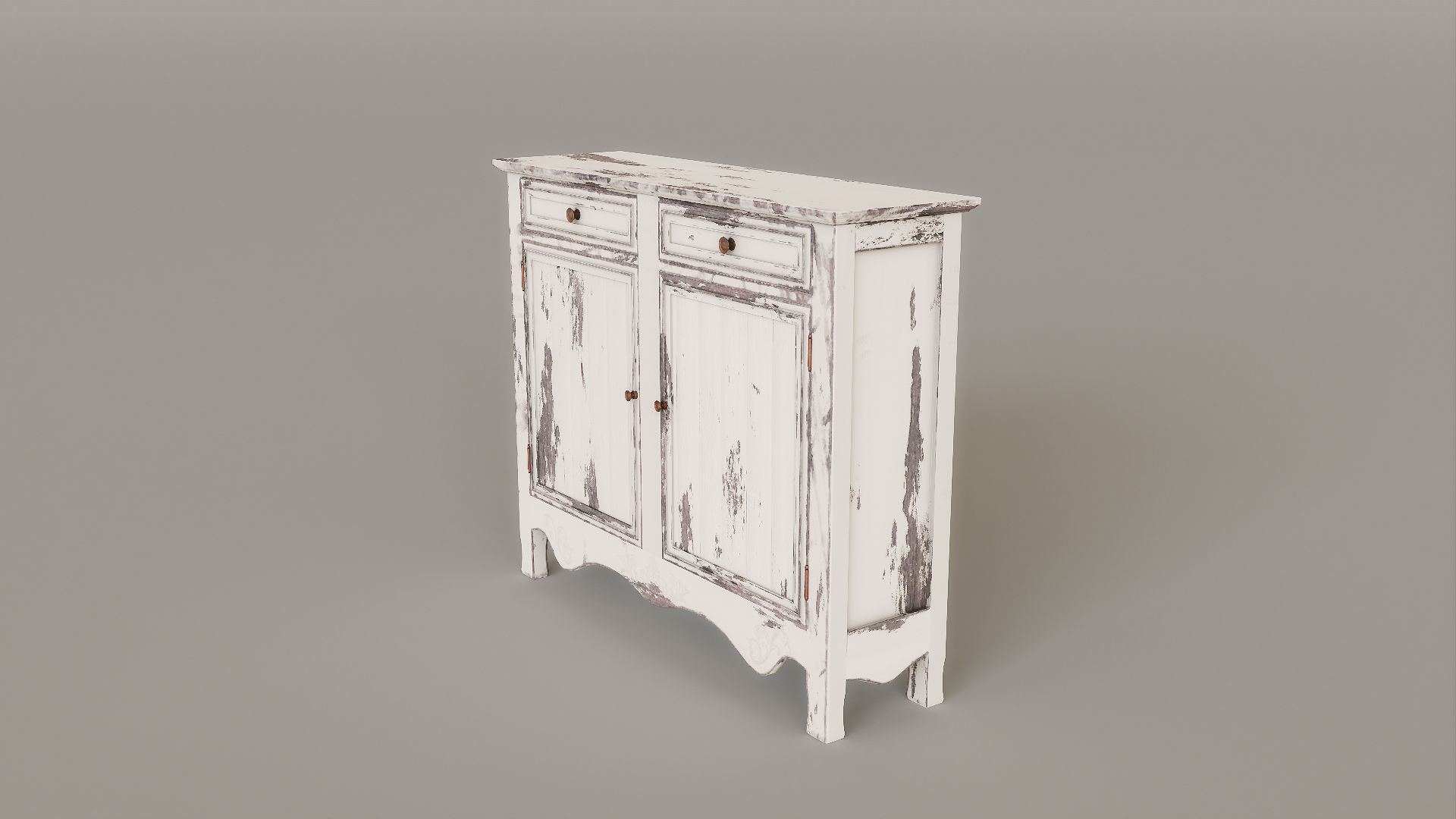 Antique Furniture Pack Low-poly 3D model_22