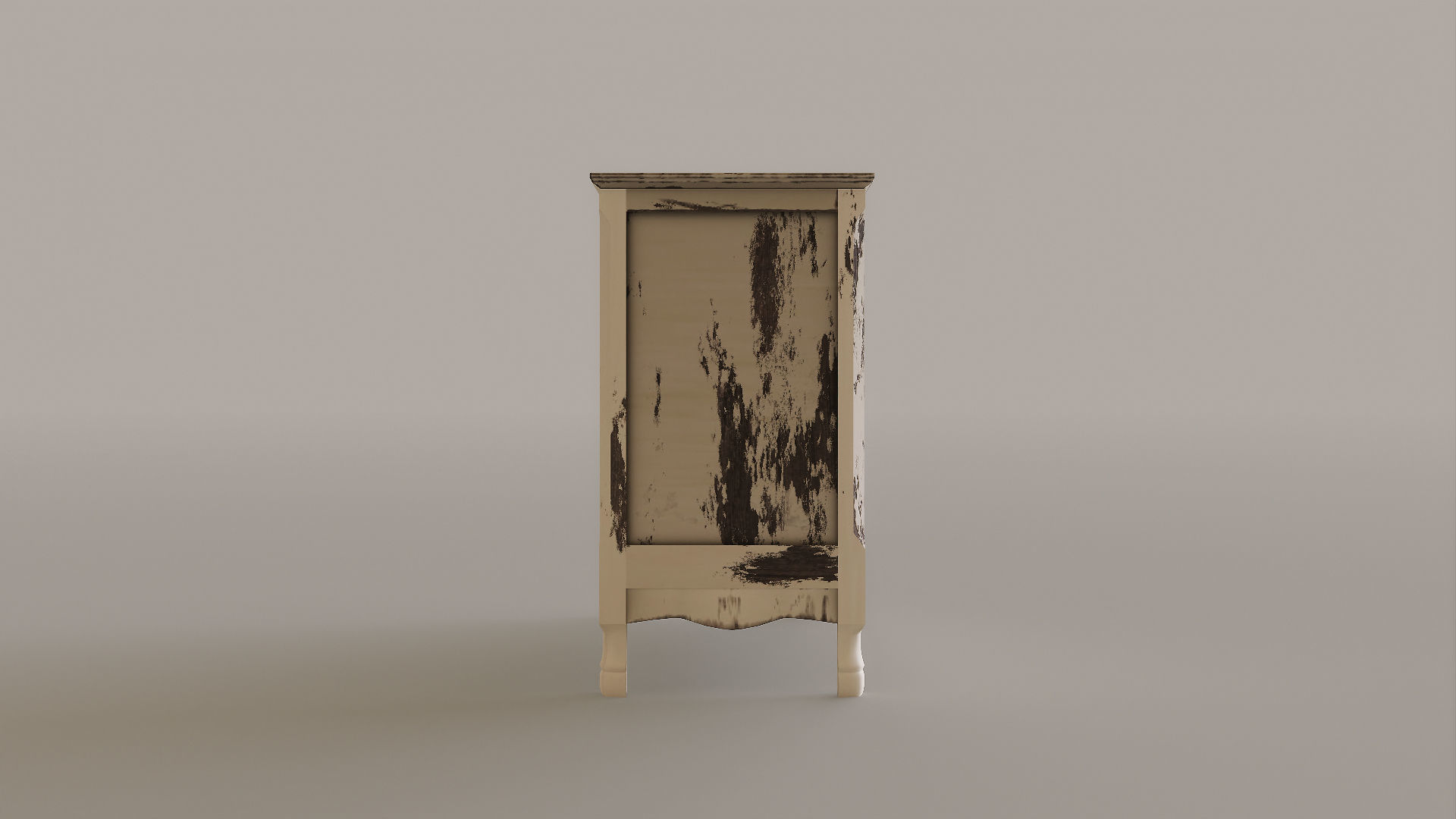 Antique Furniture Pack Low-poly 3D model_34