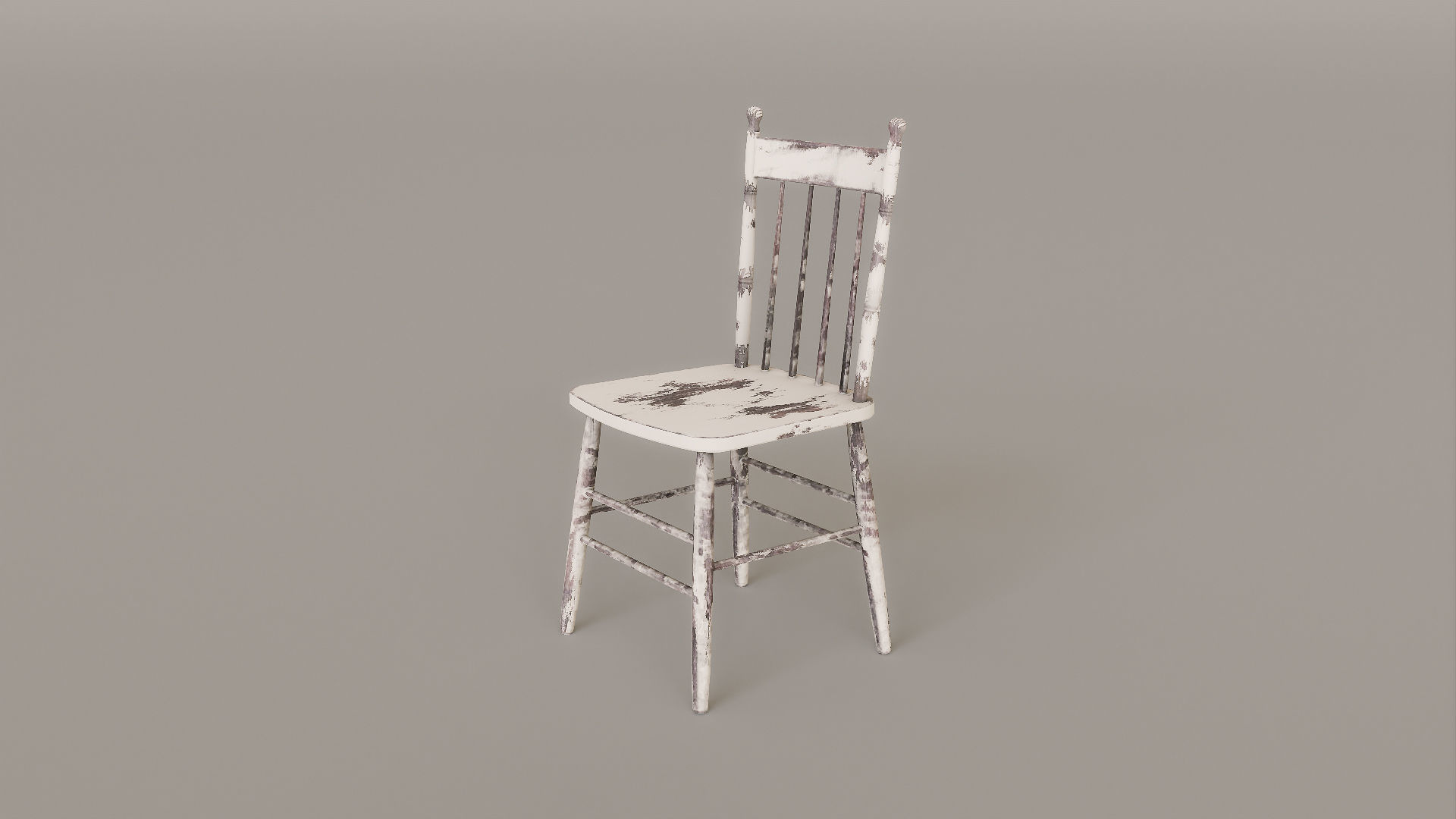 Antique Furniture Pack Low-poly 3D model_38
