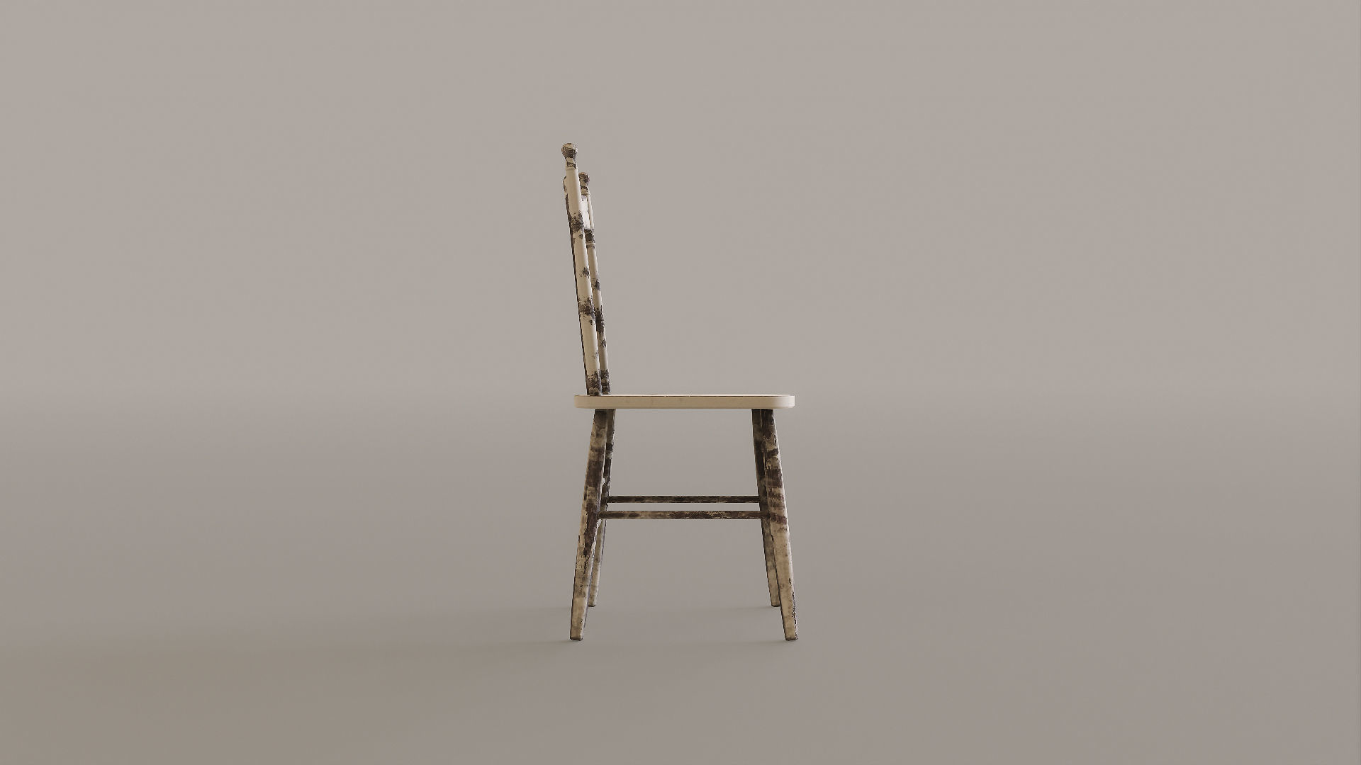 Antique Furniture Pack Low-poly 3D model_42
