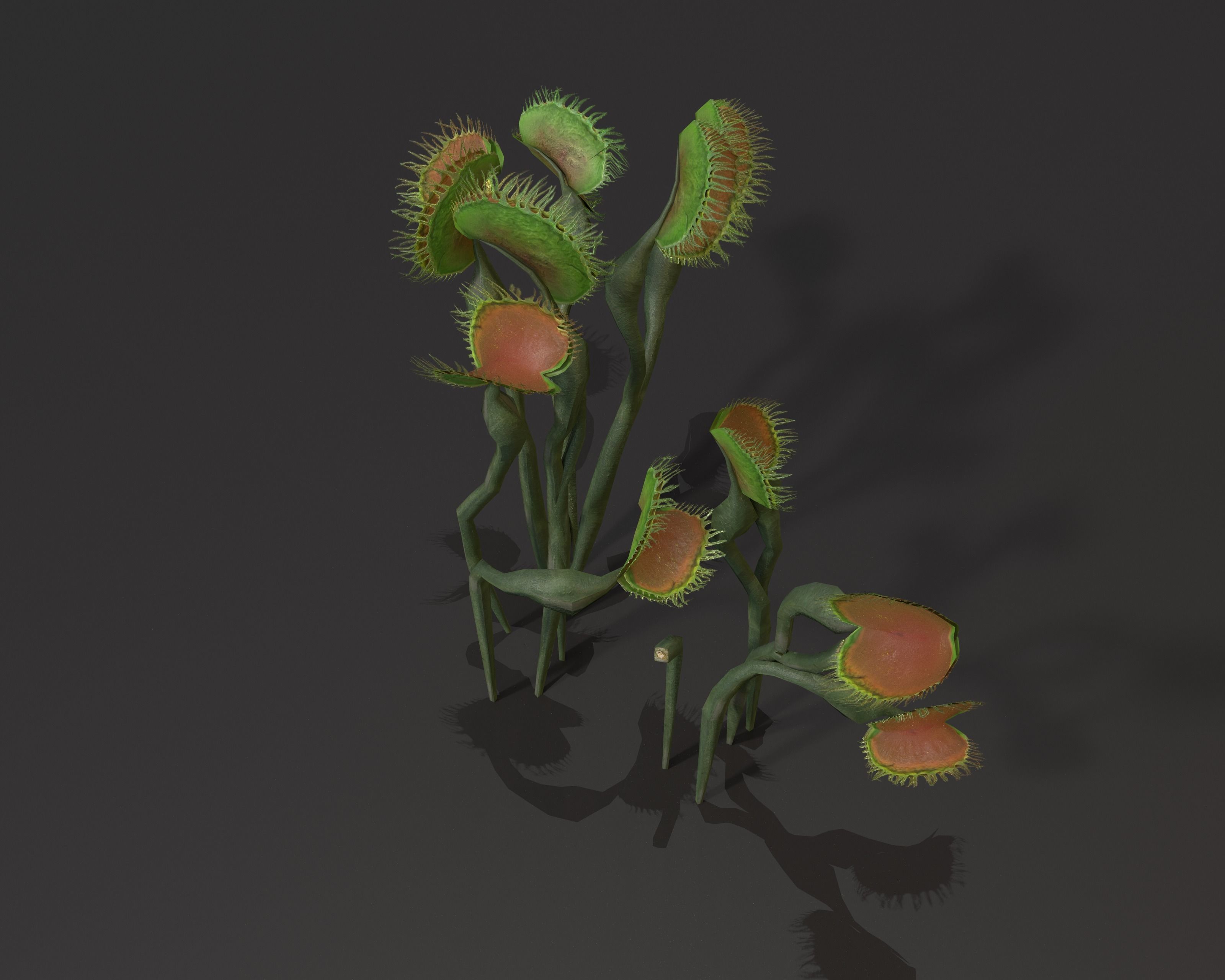 Castle Ruins Environment - PBR Medieval Props and Vegetation Low-poly 3D model_145