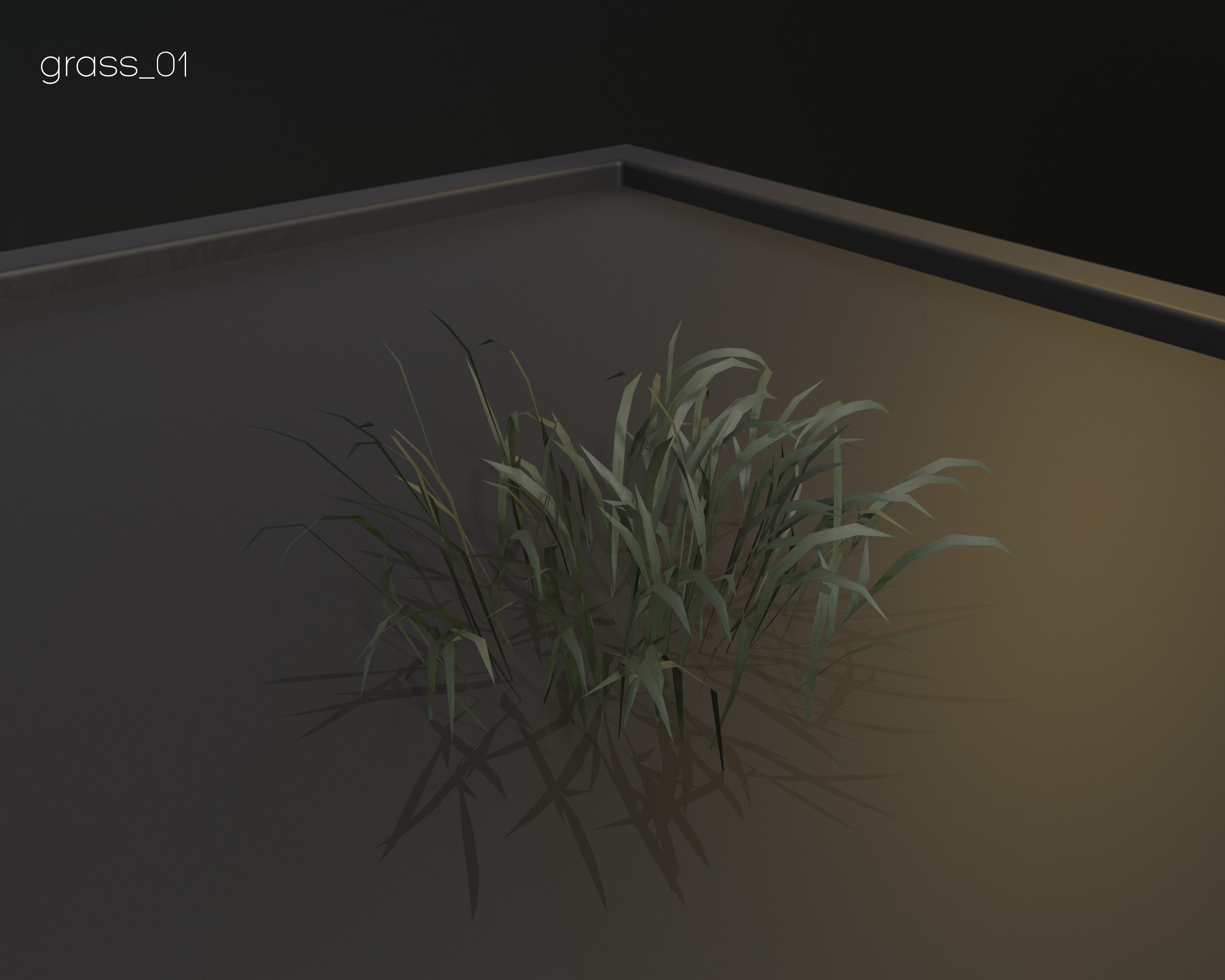 Castle Ruins Environment - PBR Medieval Props and Vegetation Low-poly 3D model_98