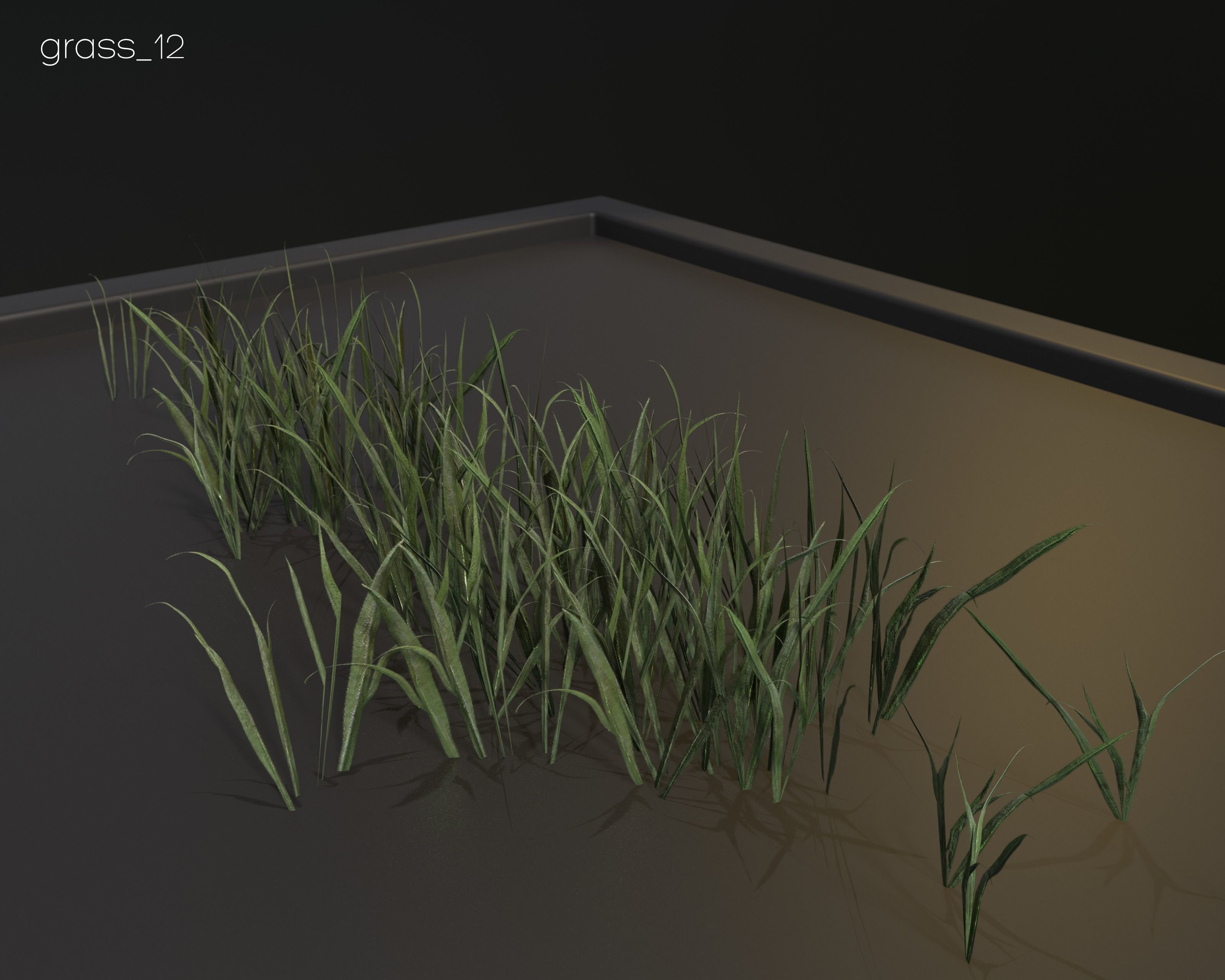 Castle Ruins Environment - PBR Medieval Props and Vegetation Low-poly 3D model_119